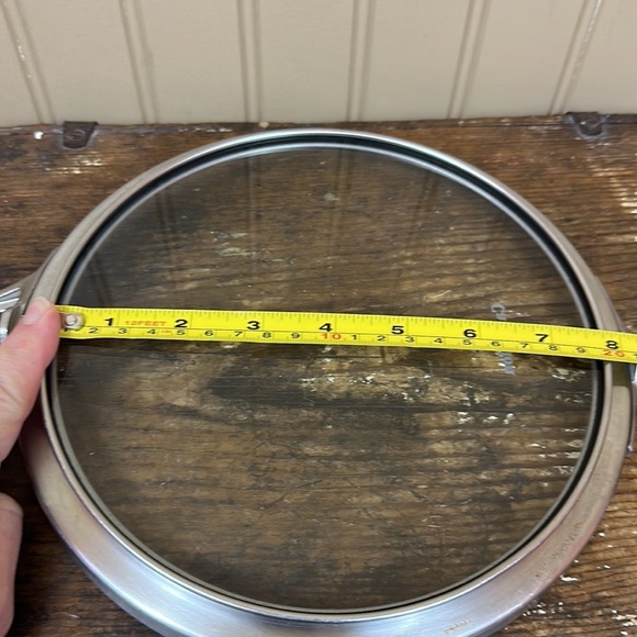 Calphalon Premier Space Saving Flat Glass Lid 8” Diameter Replacement lid only - Picture 6 of 6